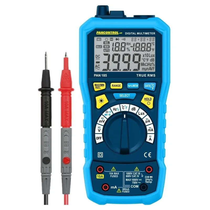 PANCONTROL MULTIMETR DIGITÁLNÍ MULTISENZOROVÝ 750V/1000 AC/DC PAN 185 Akce
