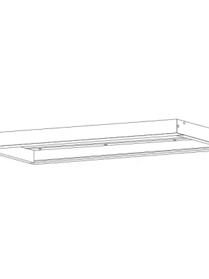 PANLUX RÁM KOVOVÝ 1200X300 PRO PŘIS. MONTÁŽ LED PANELŮ LM22900004 Výprodej