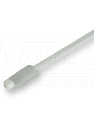 Autentický WAPRO Pásek vázací 170x4,6 s popisovacím štítkem bílá (100ks)