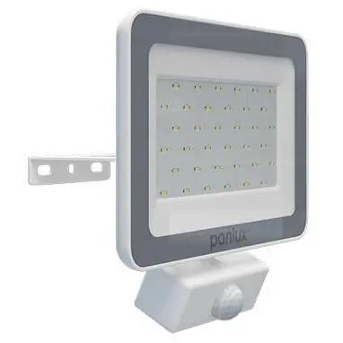 Časově Omezené LED reflektor s pohybovým čidlem PANLUX VANA EVO S LED 30W 3000 lm IP65 IK06 bílý