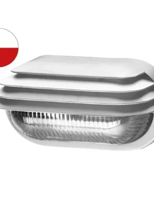 Novinka PANLUX SVÍTIDLO OVAL GRILL SOG-40/B 40W BÍLÁ