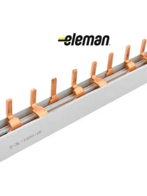 Levný Lišta propojovací 3-pólová S-3L-1000/16 kolík 16mm2, 57 modulů, 80A, 1m ELEMAN