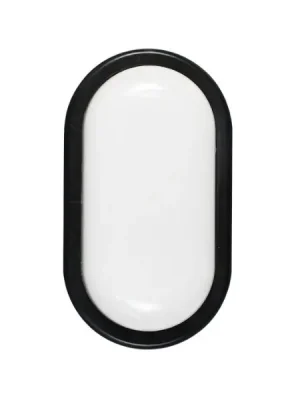 Přisazené ekonomické svítidlo PANLUX OVAL LED ECO 6W 600lm 4000K IP54 černá LM31300024 Omezená Nabídka