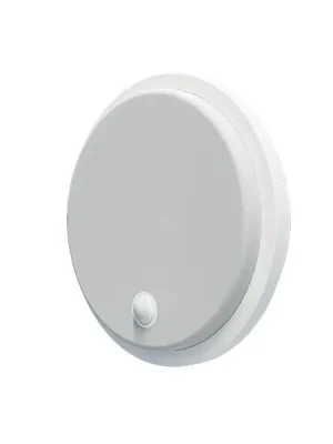 Speciální Cena Přisazené svítidlo PANLUX KRUH LED S 15W 1500lm 4000K IP65 bílá PIR senzor PN32300034
