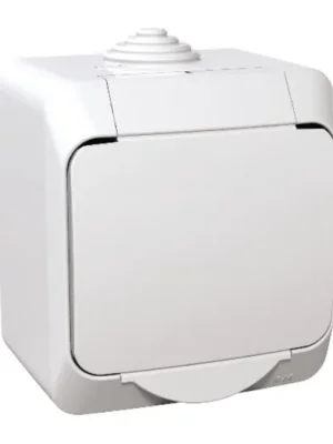 Levný Venkovní zásuvka CEDAR Plus IP44 bílá SCHNEIDER - WDE000540