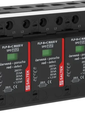 Aktuální Svodič FLP-B+C MAXI V/3+1 SPD typ T1+T2 SALTEK