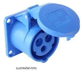 PCE 313-6F6 ZÁSUVKA VEST. 3-PÓL. 16A 230V IP44 PŘÍMÁ Akční Nabídka