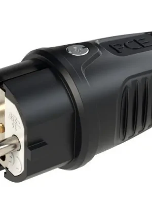 Aktuální PCE 0521-SR VIDLICE GUM. 16A/250V IP44 ČERNÁ/ČERVENÁ