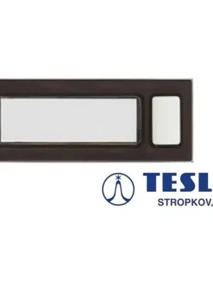 Zvonkové tlačítko s jmenovkou 4FK 461 02.16 hnědé Bezpečná Platba