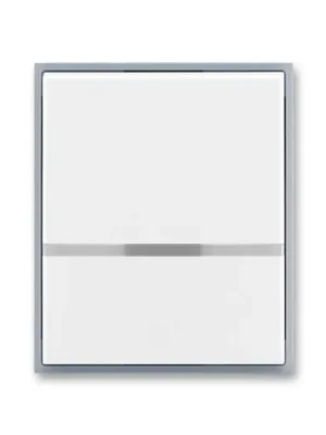 ABB 3558E-A00653 04 Kryt spínače jednoduchý s čirým průzorem Element® bílá/ ledová šedá Vrácení Zdarma