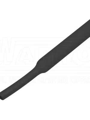 Oblíbený WAPRO Bužírka WDT3 19/6 smršťovací s lepidlem černá