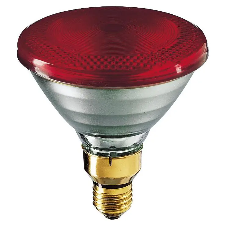 PHILIPS INFRAZÁŘIČ IR100R PAR38 100W E27 ČERVENÁ Oblíbený
