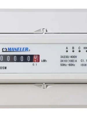 MANELER Elektroměr 9905M10/100A 3fázová Cenově Výhodný