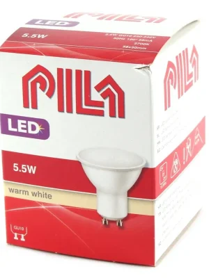 LED žárovka PILA LEDspot GU10 5.5W (50W) 500 lm 2700K 827 120° Super Cena