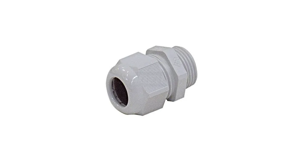 Vývodka plastová BIMED BM-18 s metrickým závitem M40x1,5/ 18mm, IP68, sv. šedá Akce