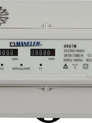 Koupit Online MANELER Elektroměr 9907M dvousazbový elektroměr