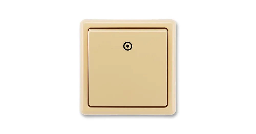 ABB CLASSIC 3553-80289 D2 tlačítko ř. 1/0 béžová Rychlé Dodání