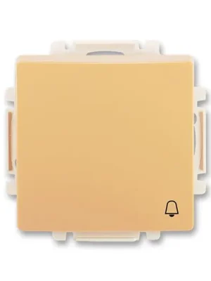 ABB 3557G-A80343 D1 Ovládač zapínací s krytem se symbolem zvonku Swing®, Swing®L béžová Vrácení Zdarma