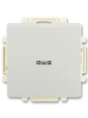 ABB 3557G-A01341 S1 Spínač jednopólový s průzorem, s krytem Swing®, Swing®L světle šedá Dokud Zásoby Vydrží