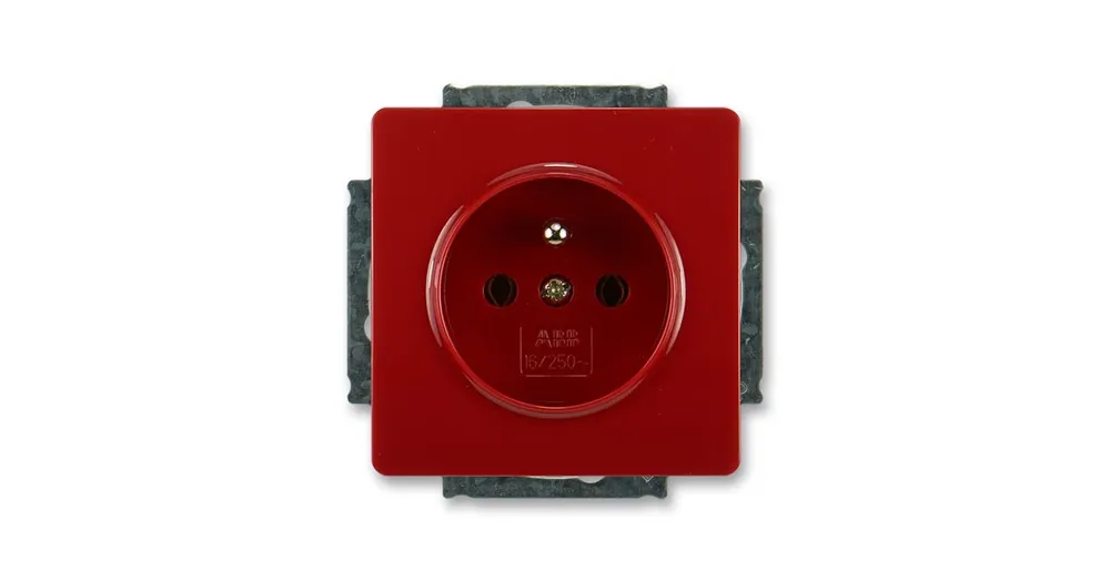 ABB 5518G-A02349 R1 Zásuvka jednonásobná Swing®, Swing®L karmínová Nakupujte Hned