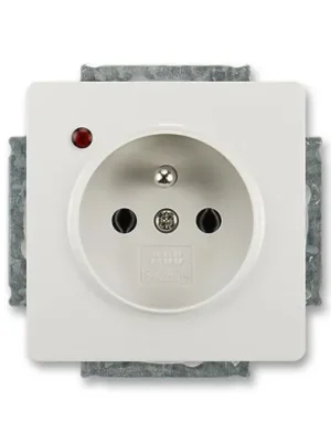 ABB 5598G-A02349 S1 Zásuvka jednonásobná s ochranou před přepětím Swing®, Swing®L světle šedá Jen Po Omezenou Doba