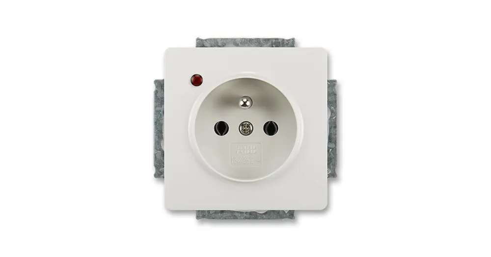 ABB 5598G-A02349 S1 Zásuvka jednonásobná s ochranou před přepětím Swing®, Swing®L světle šedá Jen Po Omezenou Doba
