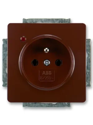 ABB 5598G-A02349 H1 Zásuvka jednonásobná s ochranou před přepětím Swing®, Swing®L hnědá Pouze Dnes