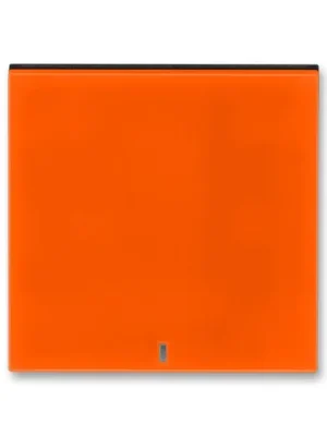 ABB 3559H-A00653 66 Kryt spínače jednoduchý s čirým průzorem Levit® oranžová/ kouřová černá Originální