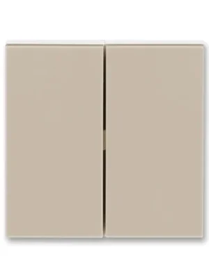 ABB 3559H-A00652 18 Kryt spínače dělený Levit® macchiato/ bílá Pouze Dnes