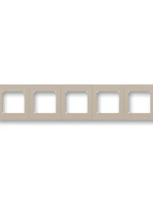 ABB 3901H-A05050 18 Rámeček pětinásobný Levit® macchiato/ bílá Omezená Nabídka