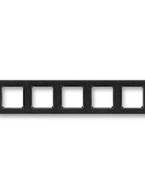 ABB 3901H-A05050 63 Rámeček pětinásobný Levit® onyx/ kouřová černá Víkendová Akce