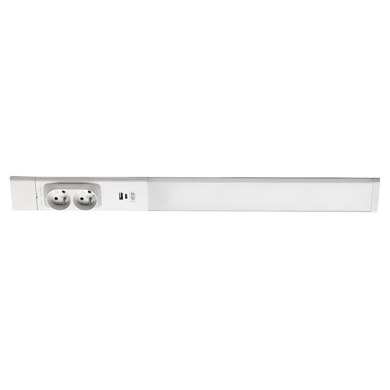 Finální Výprodej Podlinkové svítidlo RABALUX BILAL E LED 18W 17500lm 4000K 600mm vypínač 2xzásuvka bílá 78042