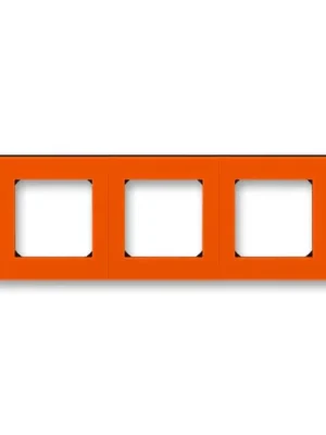 ABB 3901H-A05030 66 Rámeček trojnásobný Levit® oranžová/ kouřová černá Pouze Dnes