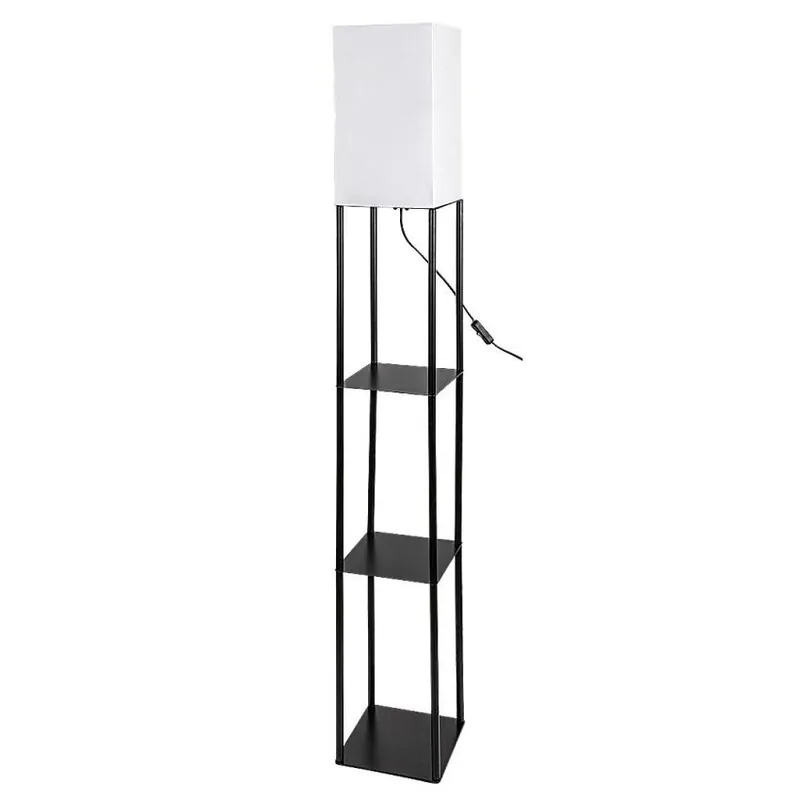 Víkendová Akce Stojací lampa RABALUX BRONN 1xE27 černá bílá 74191