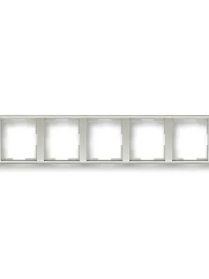 ABB 3901F-A00150 32 Rámeček pětinásobný vodorovný Time® starostříbrná Horká Nabídka