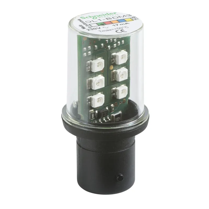 Nová Kolekce SCHNEIDER Dioda DL1-BDM3 LED zelená 230V BA15