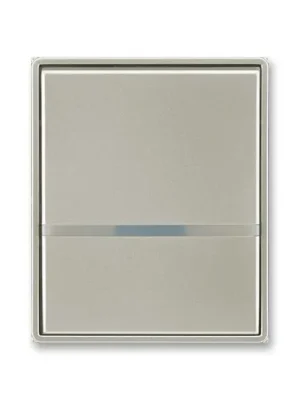 ABB 3558E-A00653 32 Kryt spínače jednoduchý s čirým průzorem Time®, Time® Arbo starostříbrná Akční Nabídka
