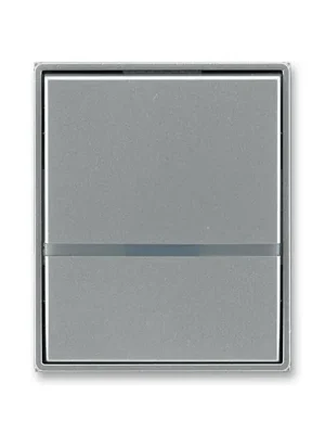ABB 3558E-A00653 36 Kryt spínače jednoduchý s čirým průzorem Time® ocelová Speciální Cena