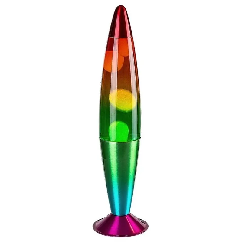 Stolní lávová lampa RABALUX LOLLIPOP RAINBOW2 LED 25W 29lm 3000K vícebarevná 76111 Cenová Bomba