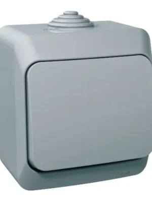 Kup Teď Venkovní vypínač CEDAR Plus IP44 ř. 1 šedá SCHNEIDER - WDE000610