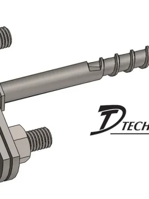 Akce Držák ochranné trubky a jímače DOTb-vrut 160 FeZn Ø16 - vrut 8x160mm