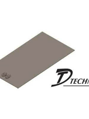 Nakupujte Hned Zemnící deska ZD 02 FeZn 0,5x1m se svorkami pro pásku 30x4mm a drát Ø8-10mm