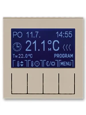ABB 3292H-A10301 18 Termostat univerzální programovatelný Levit® macchiato/ bílá Rychlé Dodání