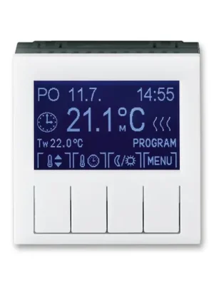 ABB 3292H-A10301 62 Termostat univerzální programovatelný Levit® bílá/ kouřová černá Omezená Nabídka
