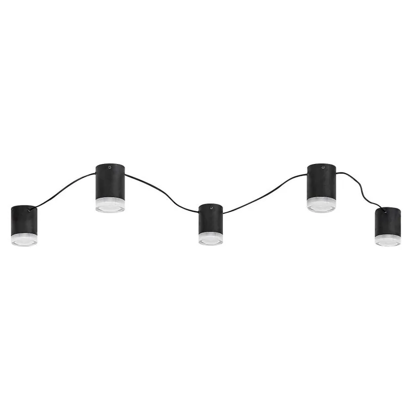 Stropní svítidlo RABALUX LOOPLAB 5xG9 černá 71295 Must-Have