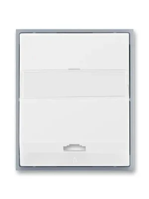ABB 5013E-A00213 04 Kryt zásuvky telefonní jednonásobné Element® bílá/ ledová šedá Must-Have