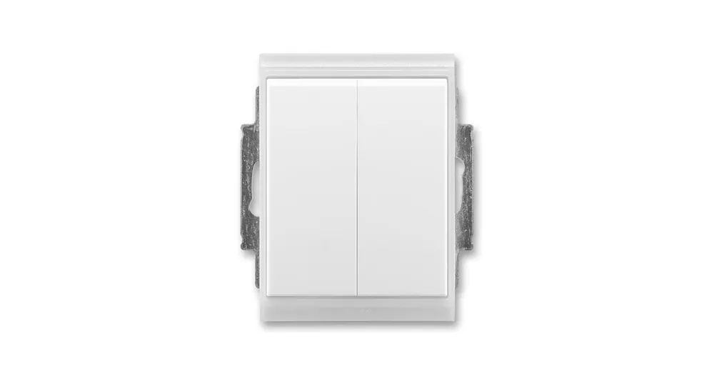 ABB 3558E-A05940 01 Přepínač sériový s krytem č.5 IP44 Time® Element® bílá/ ledová bílá Zlevněný