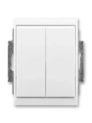 ABB 3558E-A05940 03 Přepínač sériový s krytem č.5 IP44 Time® Element® bílá/ bílá Omezená Nabídka