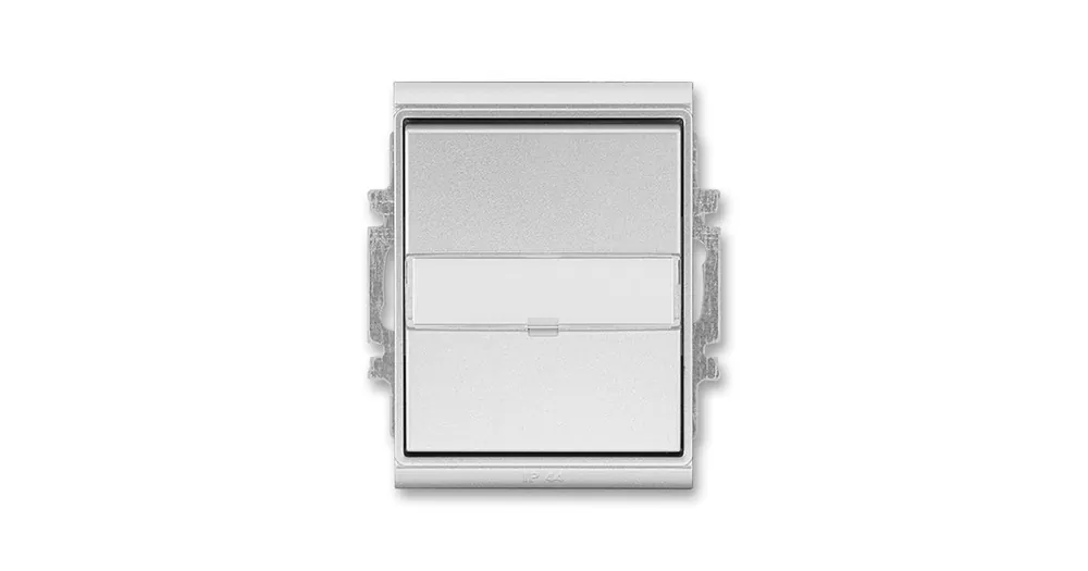 ABB 3558E-A86910 08 Ovládač přepínací s popisovým polem č.6/0 IP44 Time® titanová Super Cena