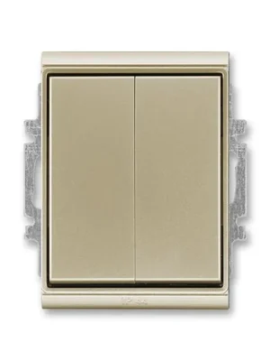 Akční Cena ABB 3558E-A05940 33 Přepínač sériový s krytem č.5 IP44 Time® šampaňská
